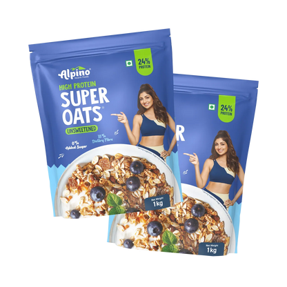 Alpino High Protein Super Rolled Oats Unsweetened 