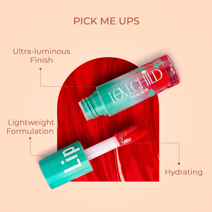 LoveChild Brookie Brown | Lip Gelato Tinted Lip Oil Brownish Pink 