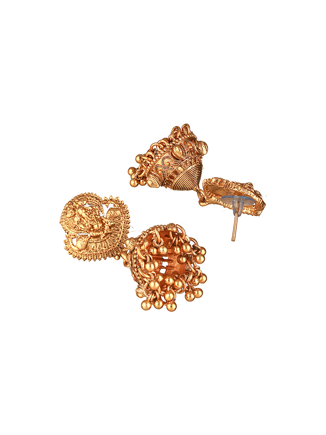 Lifestyle shot of the jewellery set worn with traditional attire