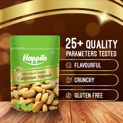 Happilo 100% Natural Premium California Almonds - PUSHMYCART