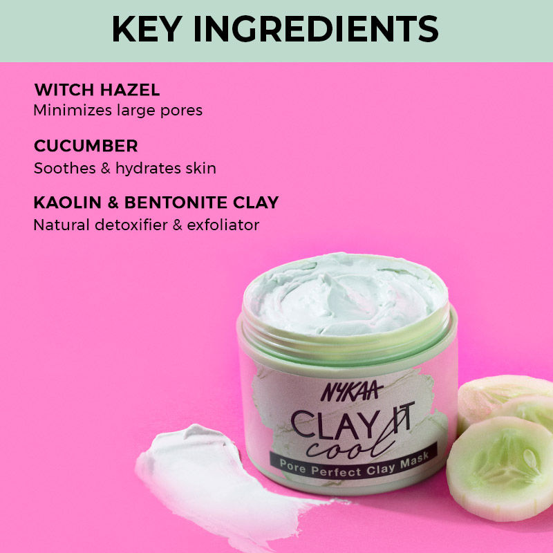 Nykaa Clay It Cool Clay Mask (100gm) - PUSHMYCART