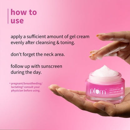 Plum Bulgarian Rose and 1% Hyaluronic Acid Cream