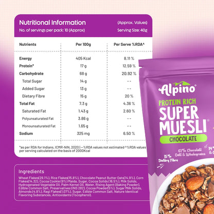 Alpino Super Muesli Chocolate