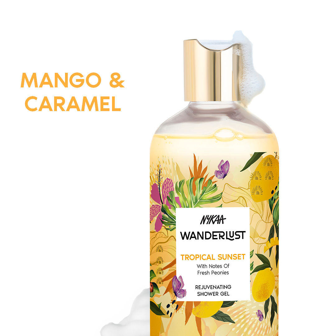 Wanderlust Tropical Sunset Fruity Fresh Perfume Body Wash