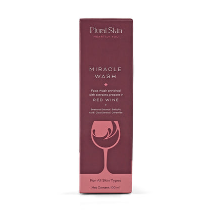 Two bottles of Plural Skin Miracle Wash, one in focus, highlighting the Buy One Get One offer. - Image 7