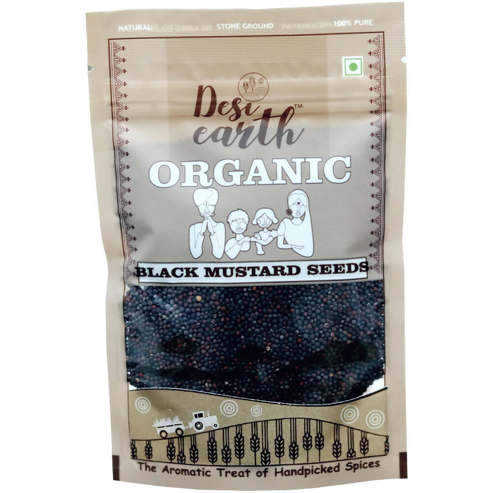 Desi Earth Organic Black Mustard Seeds