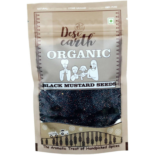 Desi Earth Organic Black Mustard Seeds
