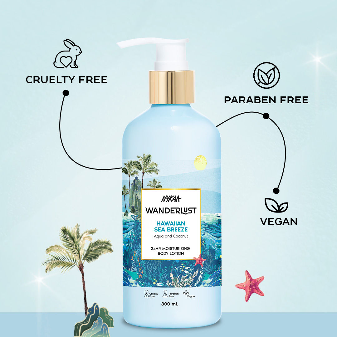 Wanderlust Hawaiian Sea Breeze 24Hr Hydrating Body Lotion
