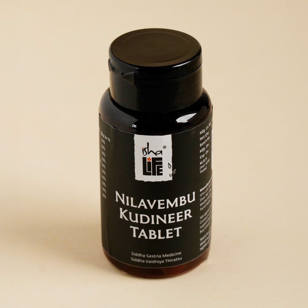 Isha Life Nilavembu Kudineer Tablet  60N - PUSHMYCART
