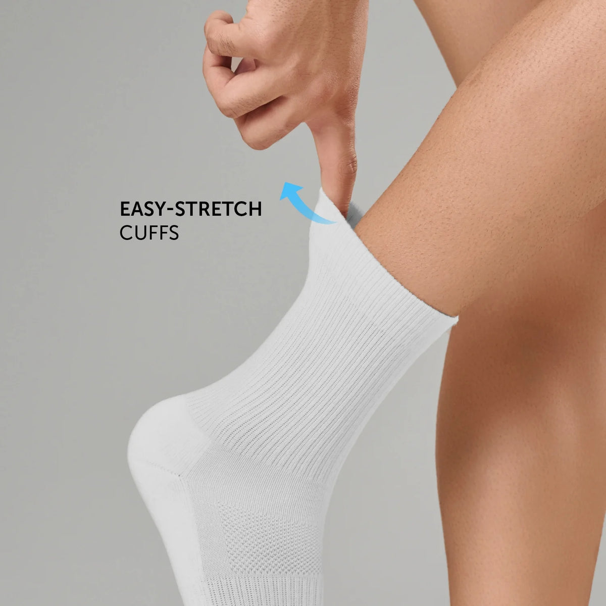 XYXX Crew-Length Socks - Polar White - view 2