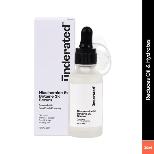 Underated Niacinamide 5% Betaine 3% Serum 30gm