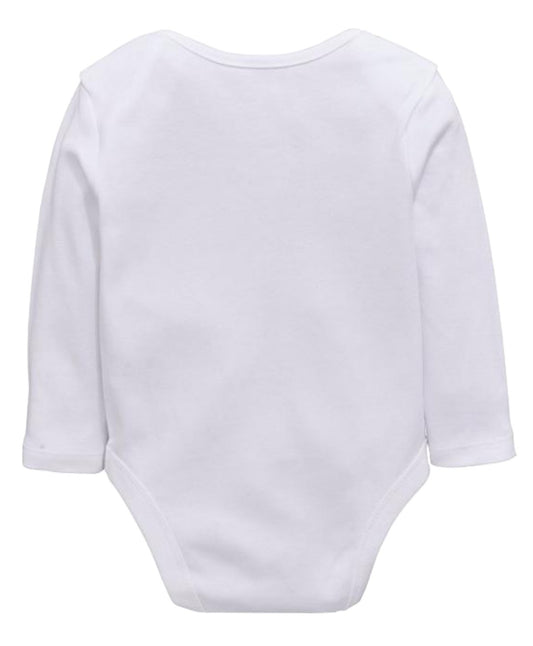 KNITROOT It Is My First Diwali Baby With Crackers Full Sleeves Onesie White