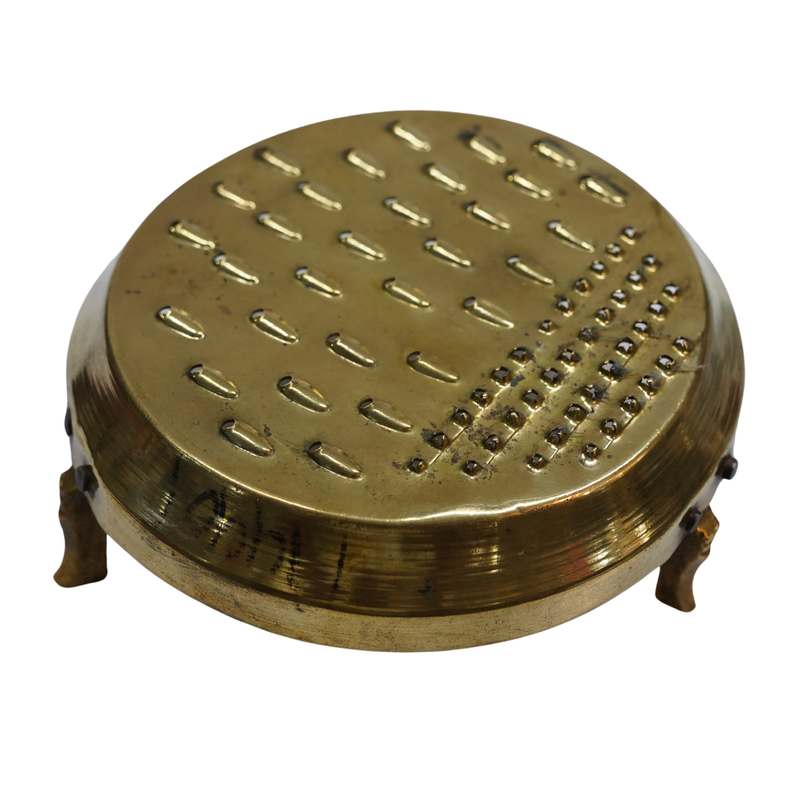 Brass Footed Grater