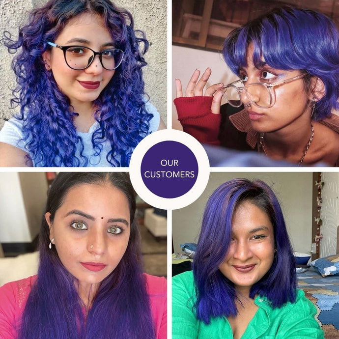 Paradyes Crinkle Violet + Lighten Up! Bleach Pack