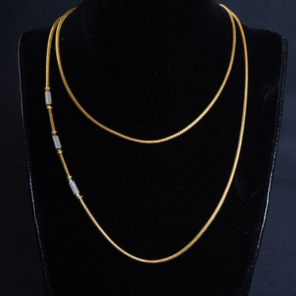 Pure Gold Plain Chain For Mangalsutra  32.17g