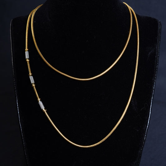 Pure Gold Plain Chain For Mangalsutra  32.17g