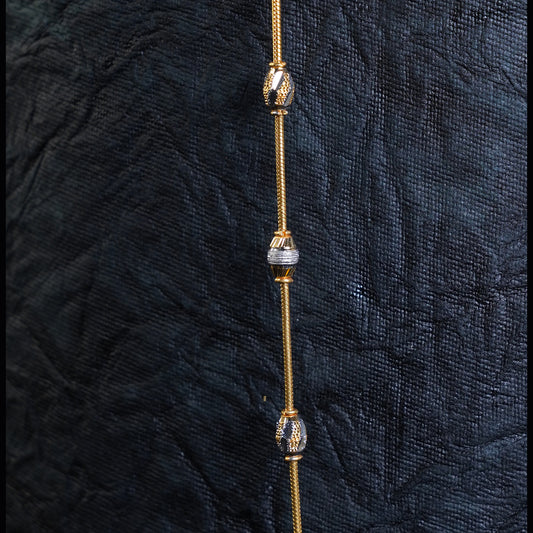 Pure Gold Beads Chain For Mangalsutra 23.24g