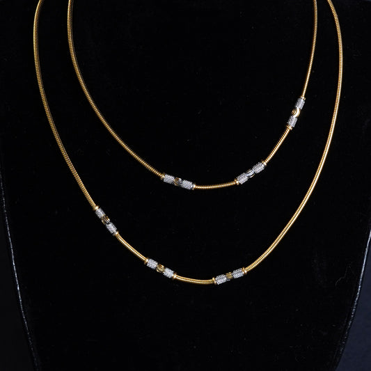 Pure Gold Beads Chain For Mangalsutra 22.59g