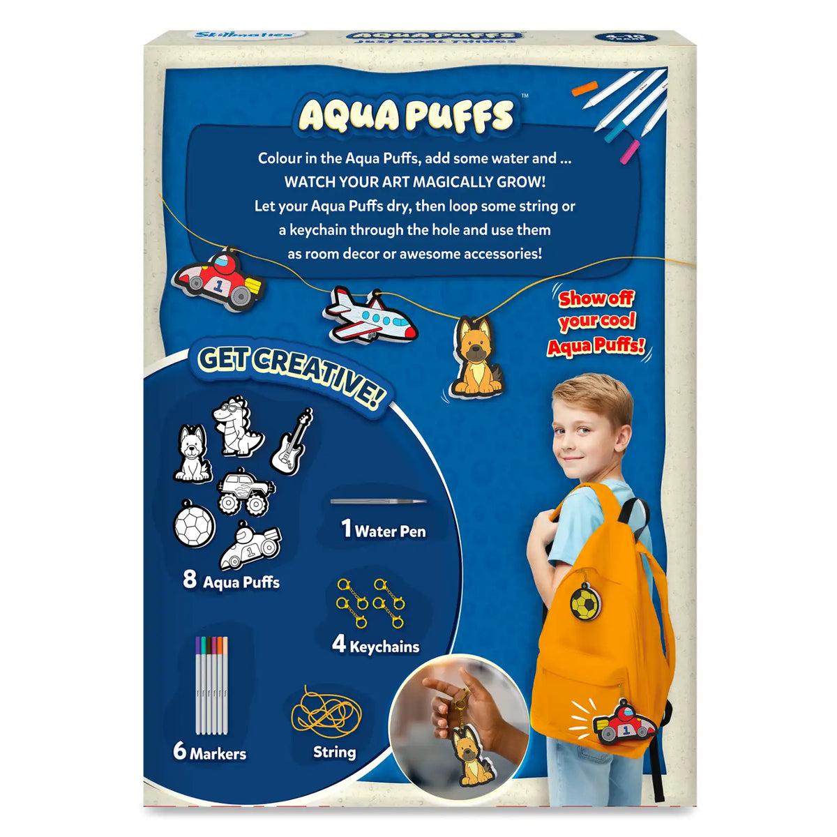 Skillmatics Aqua Puffs Just Cool Things 3D Art Kit