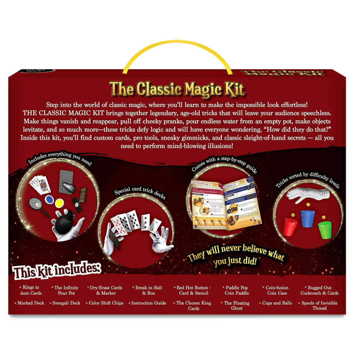 Skillmatics The Classic Magic Kit Perform 50 Classic Magic Tricks and Illusions Ages 10 and Up