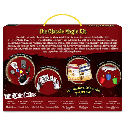 Skillmatics The Classic Magic Kit Perform 50 Classic Magic Tricks and Illusions Ages 10 and Up
