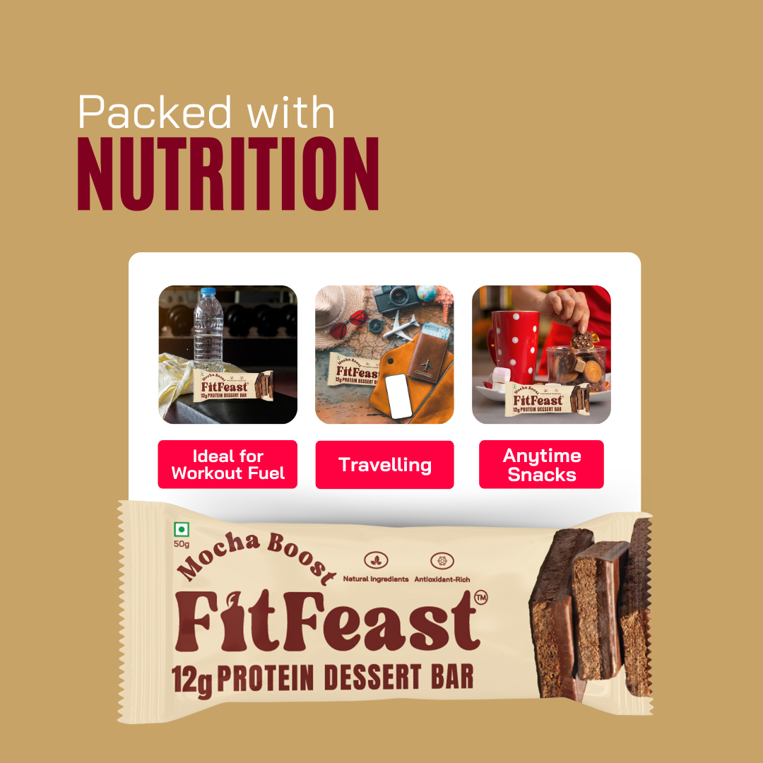 Fitfeast Dessert Protein Bars – Mocha Boost x 5