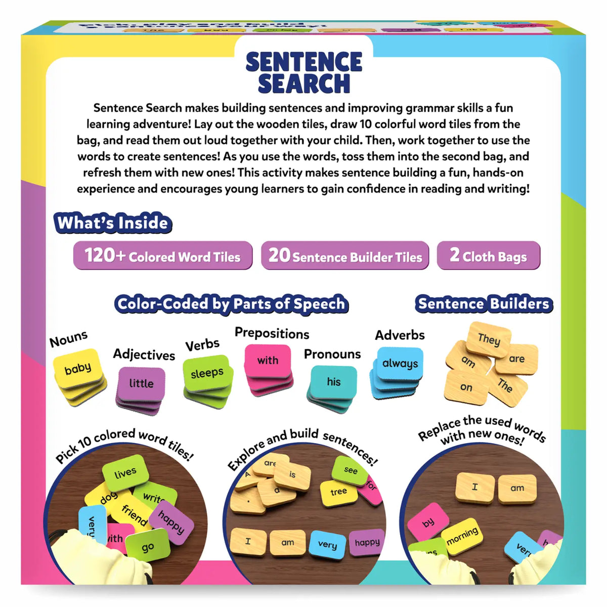 Skillmatics Sentence Search Sentence Building Activity Ages 5 to 8