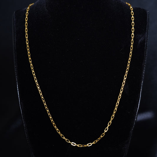 Pure Gold Plain Chain With Links 5.17g