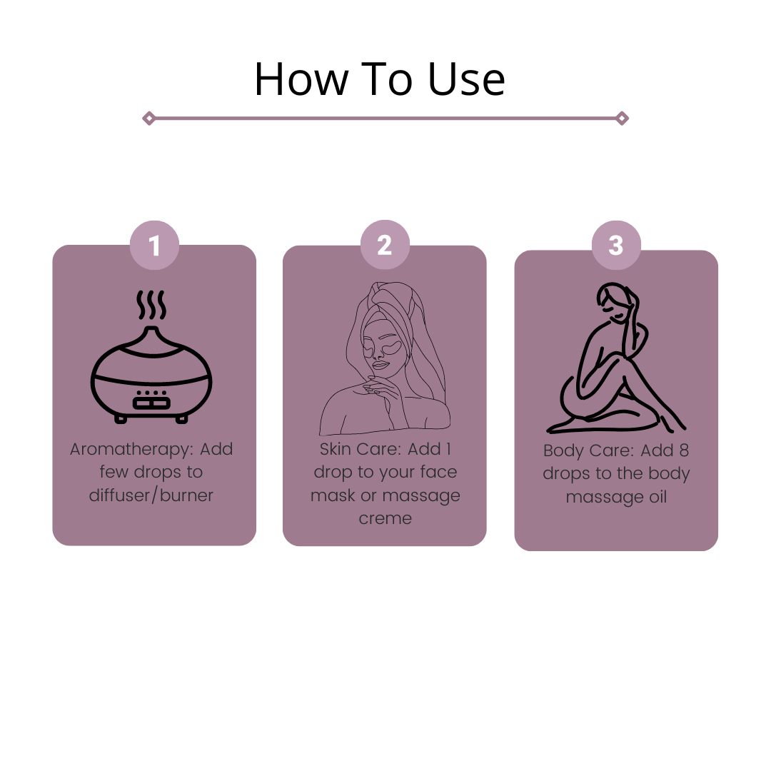 Omorfee India Geranium Essential Oil