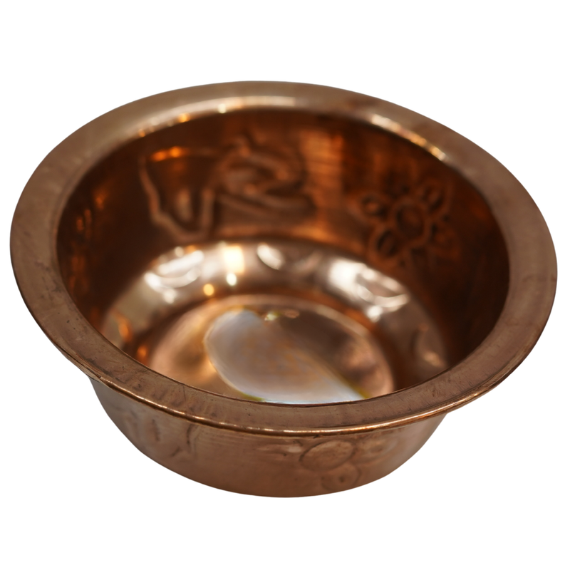 Copper Puja Prasad Bowl 97g Set 1