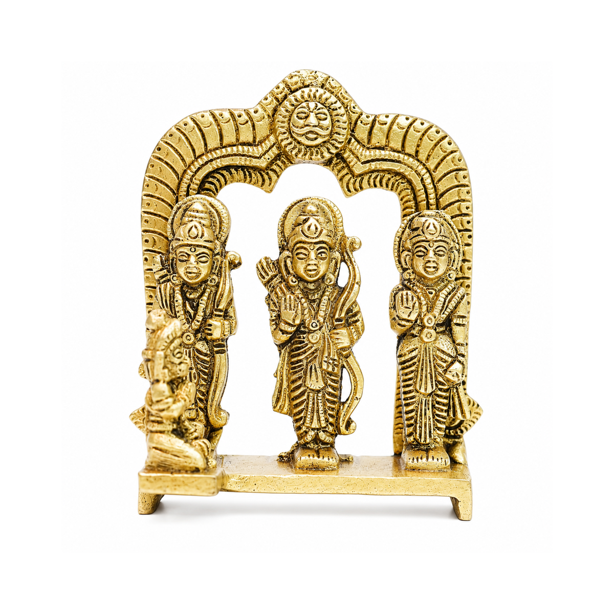 Brass Ram Darbar Idol with Frame 446g