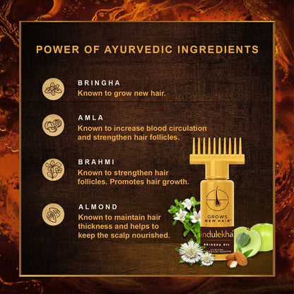 Indulekha Bringha Hair Oil - PUSHMYCART