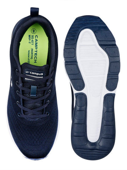Campus NORTH PLUS Navy Mens Running Shoes