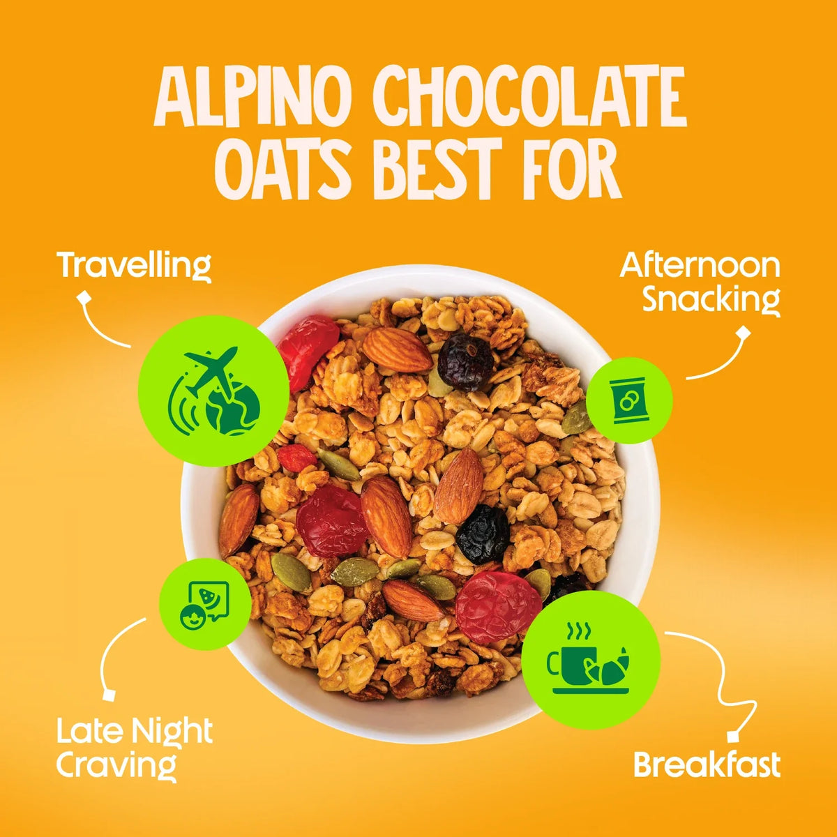 Alpino High Protein Rolled Oats Honey