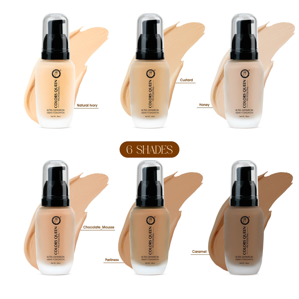 Colors Queen Ultra Definition Liquid Foundation | 30 ML