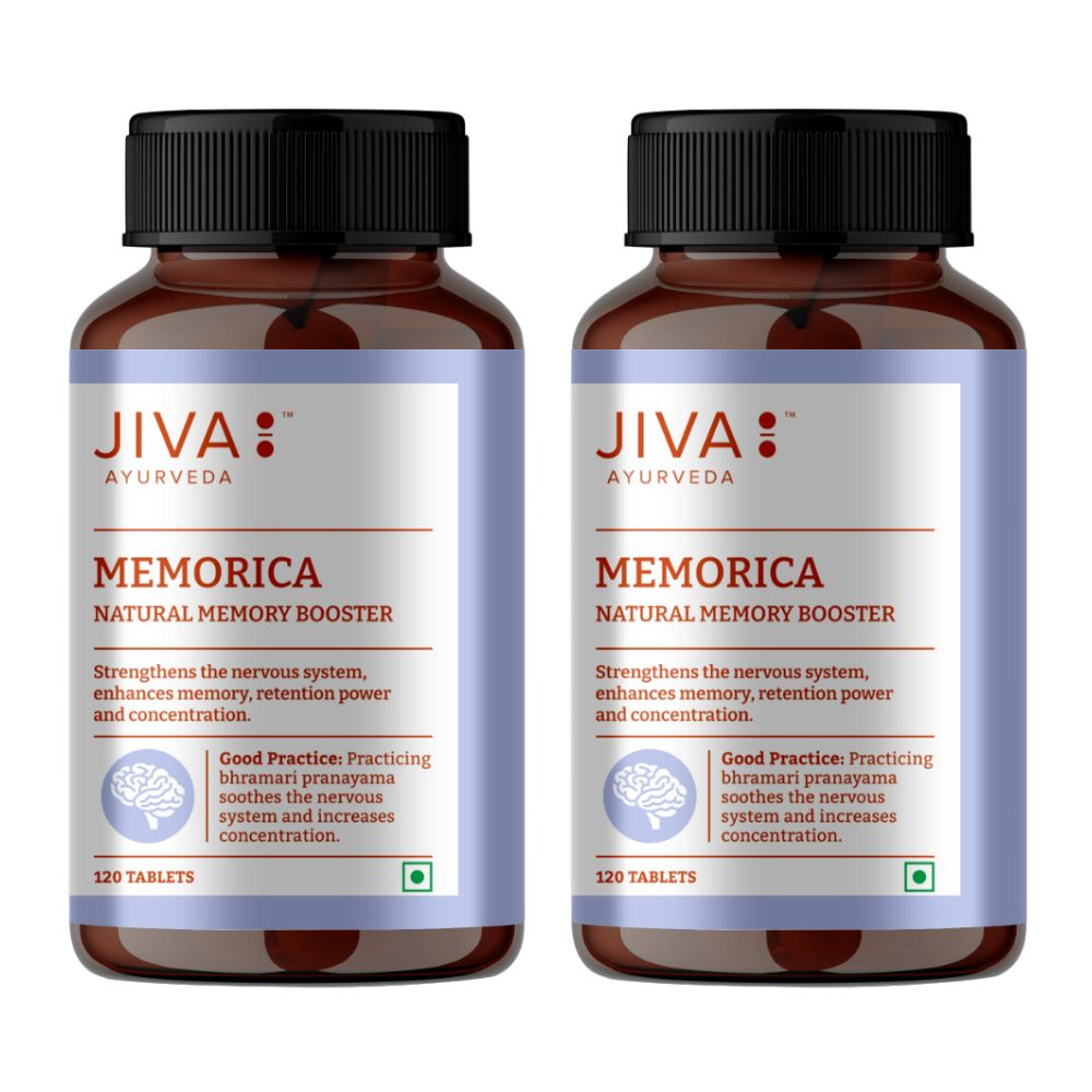 Jiva Ayurveda Memorica Natural Memory Booster Tablets