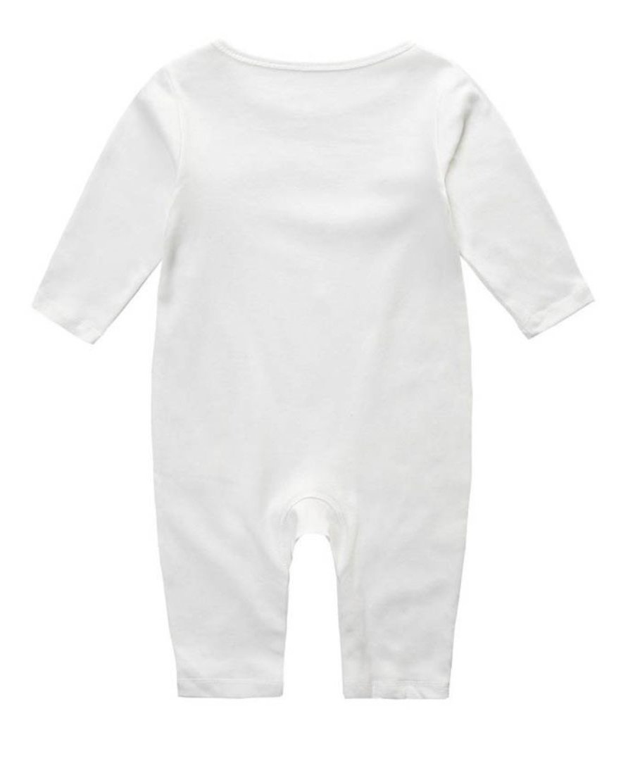 KNITROOT My First Diwali Baby With Sparkler Full Sleeves Romper White