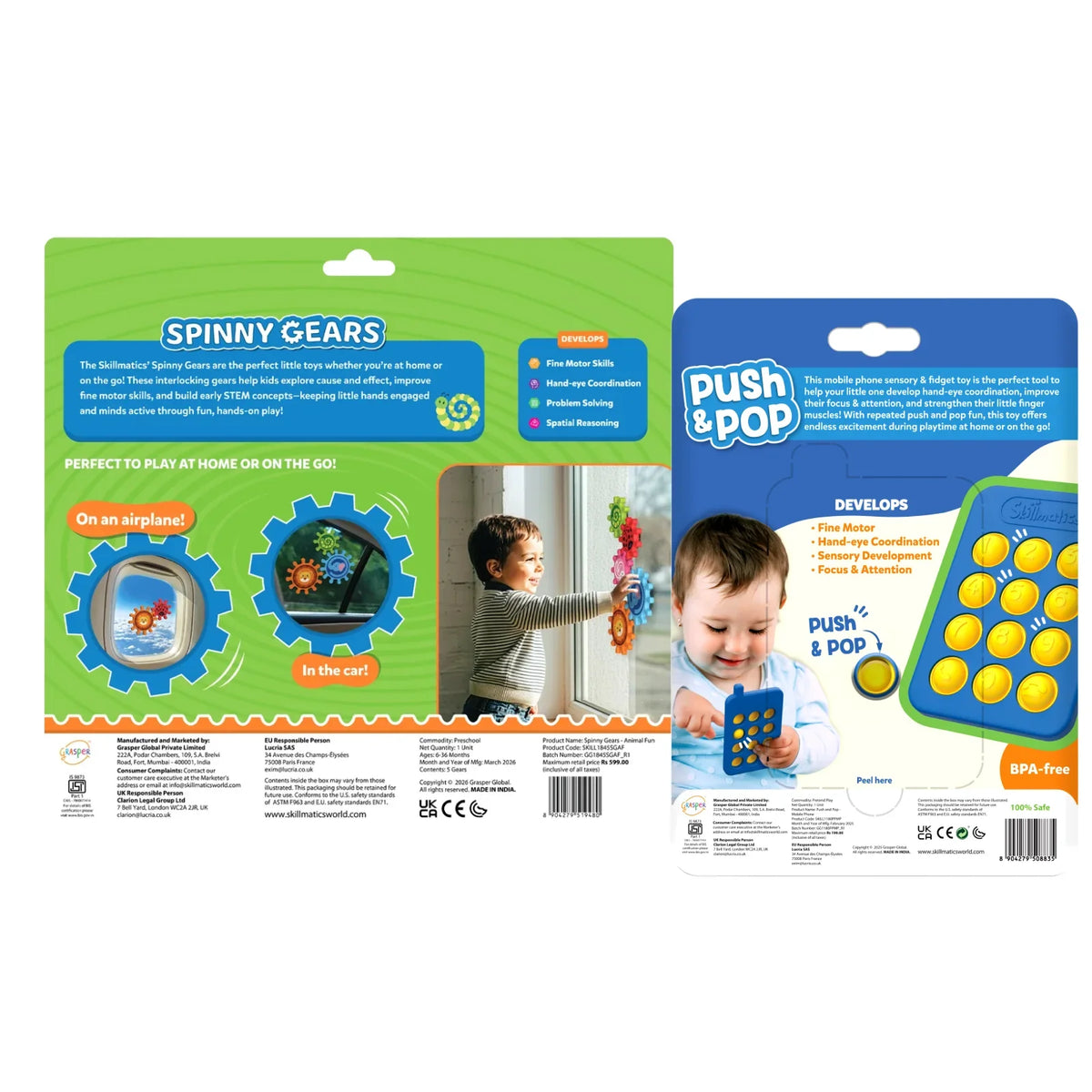 Skillmatics Early STEM and Sensory Fun Bundle 6 to 36 Months