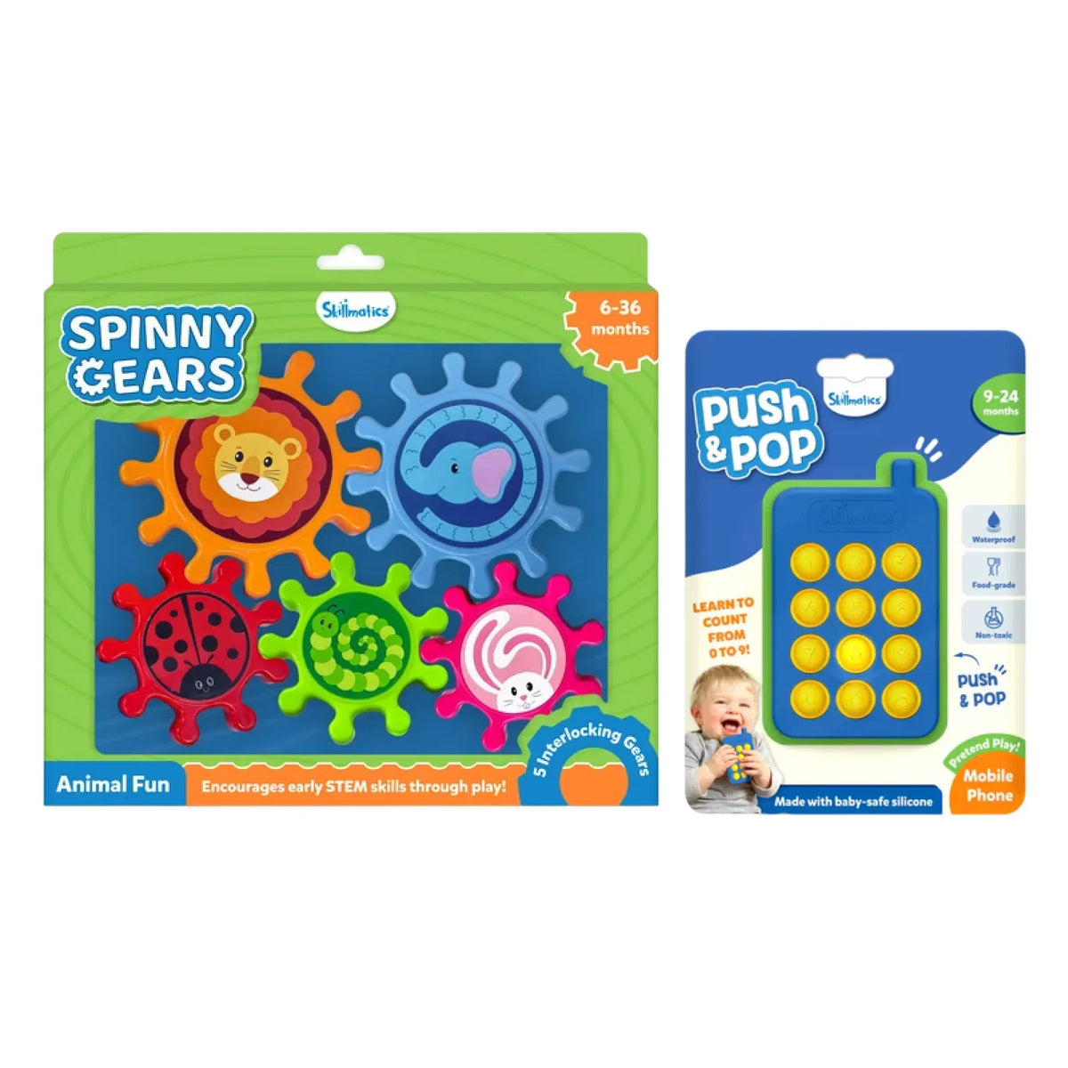 Skillmatics Early STEM and Sensory Fun Bundle 6 to 36 Months