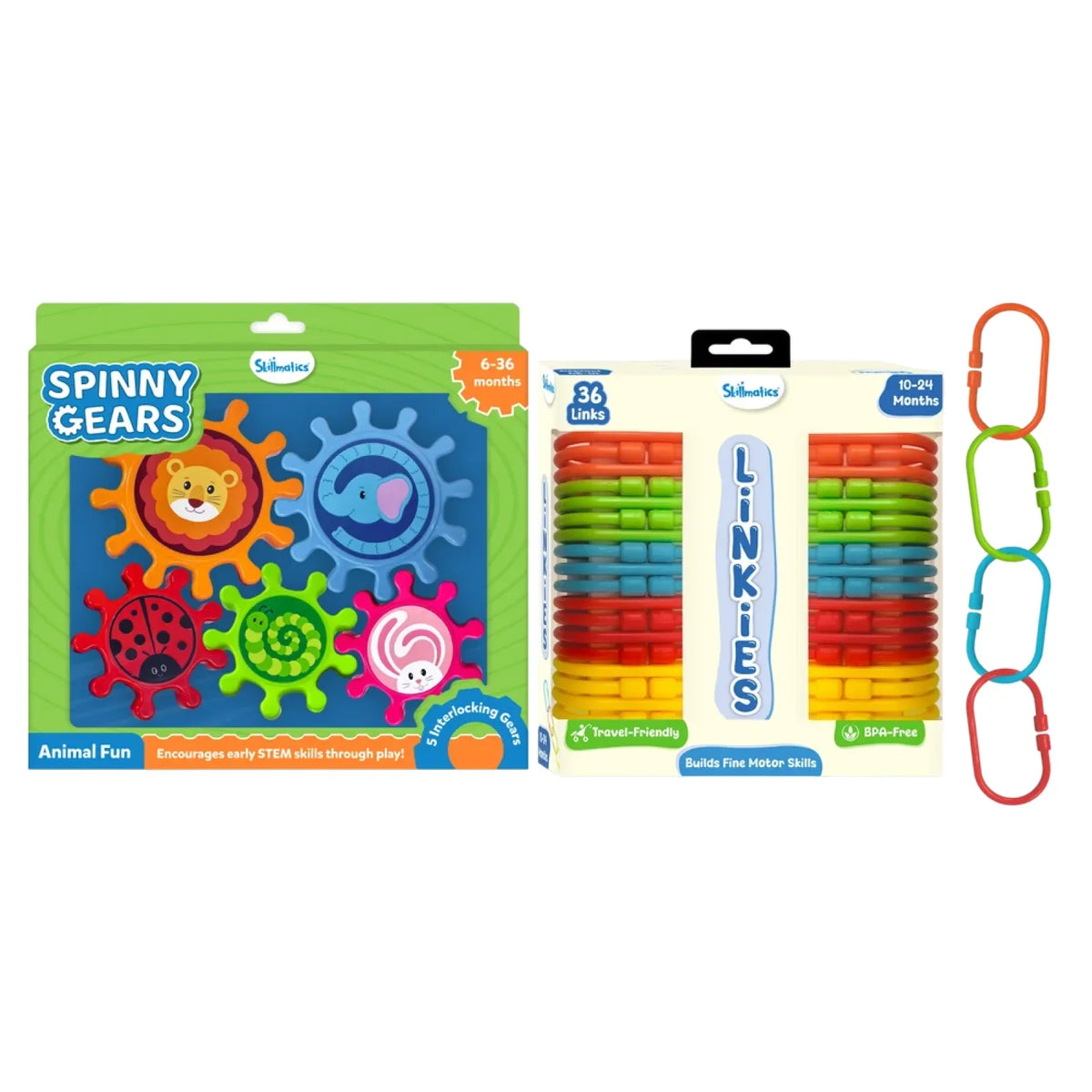 Skillmatics Click Connect and Play Bundle 6 to 36 Months
