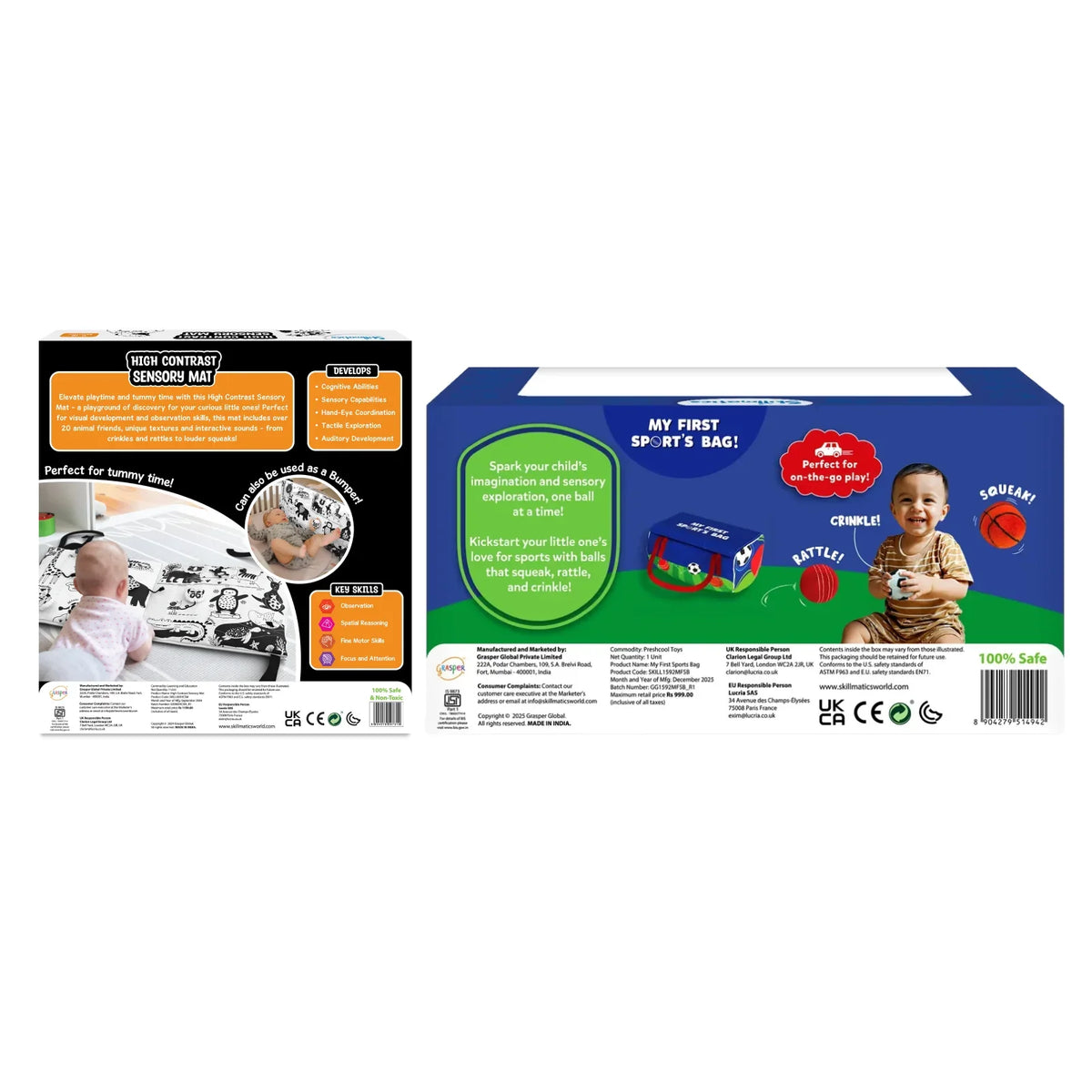 Skillmatics The Tactile Discovery Bundle 0 to 24 Months