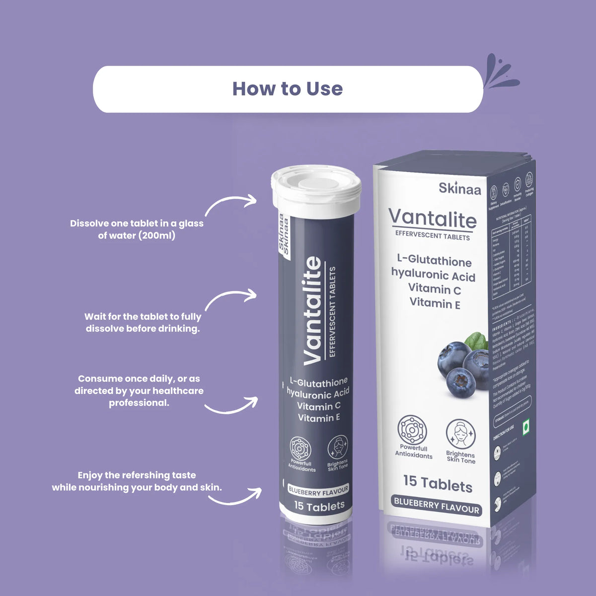 Skinaa Skinaa Vantalite Effervescent Tablets