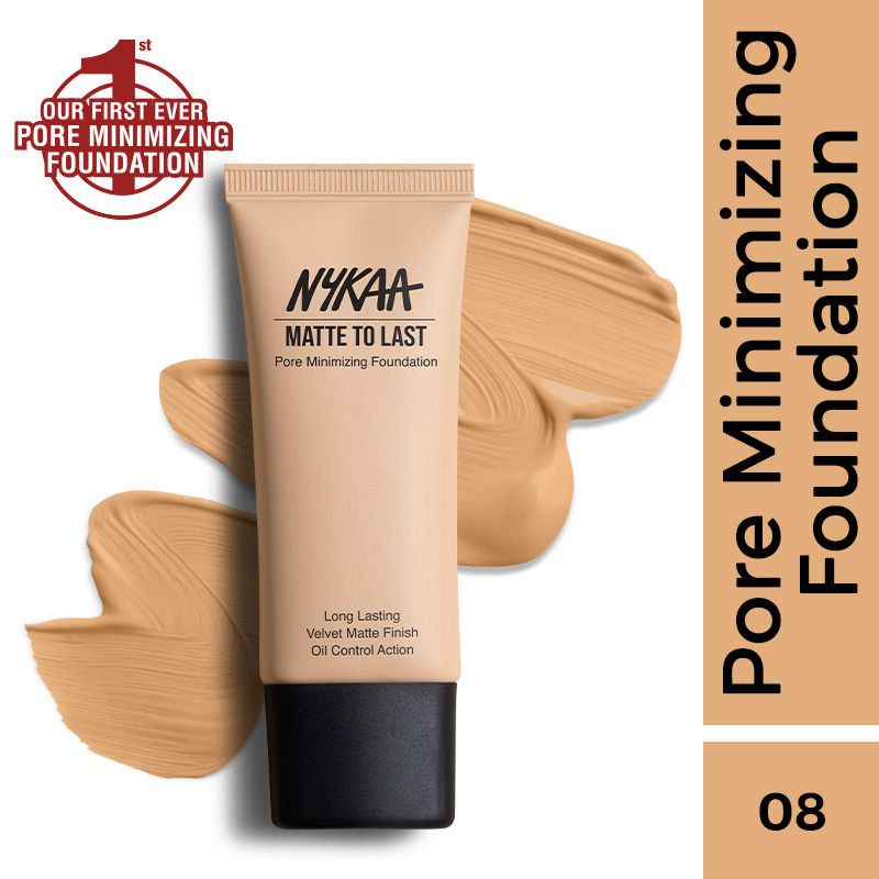 Nykaa Matte to Last Pore Minimizing Foundation - (30ml) - PUSHMYCART