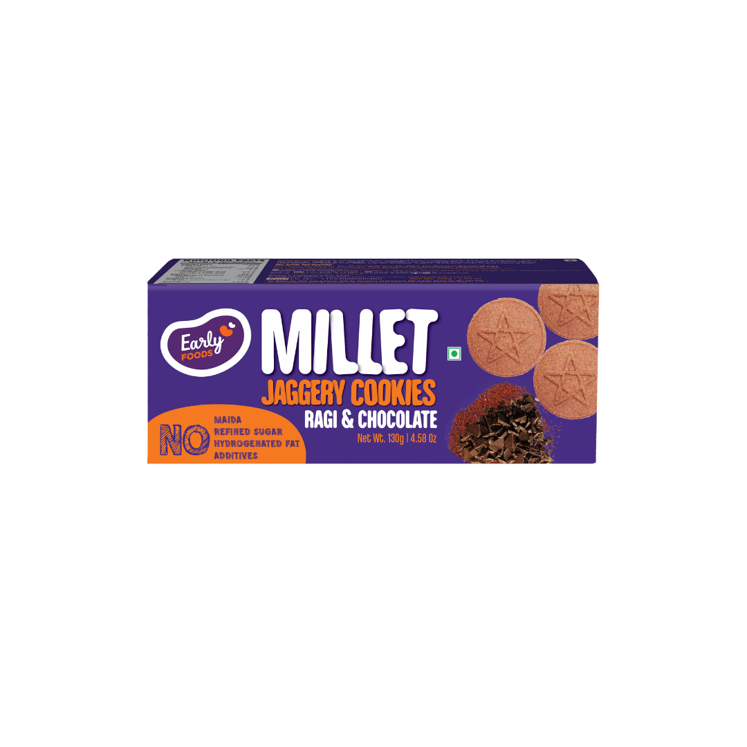 Early Foods Ragi and Choco Jaggery Cookies