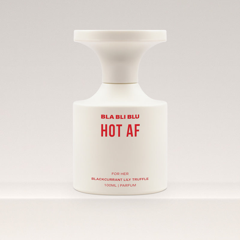 Bla Bli Blu Hot AF product bottle, showcasing its iconic design and vibrant contents, ready to ignite your senses.