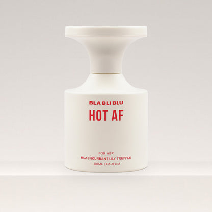 Bla Bli Blu Hot AF product bottle, showcasing its iconic design and vibrant contents, ready to ignite your senses.