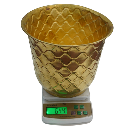 Pure Brass Planter Pot 644g Set 1