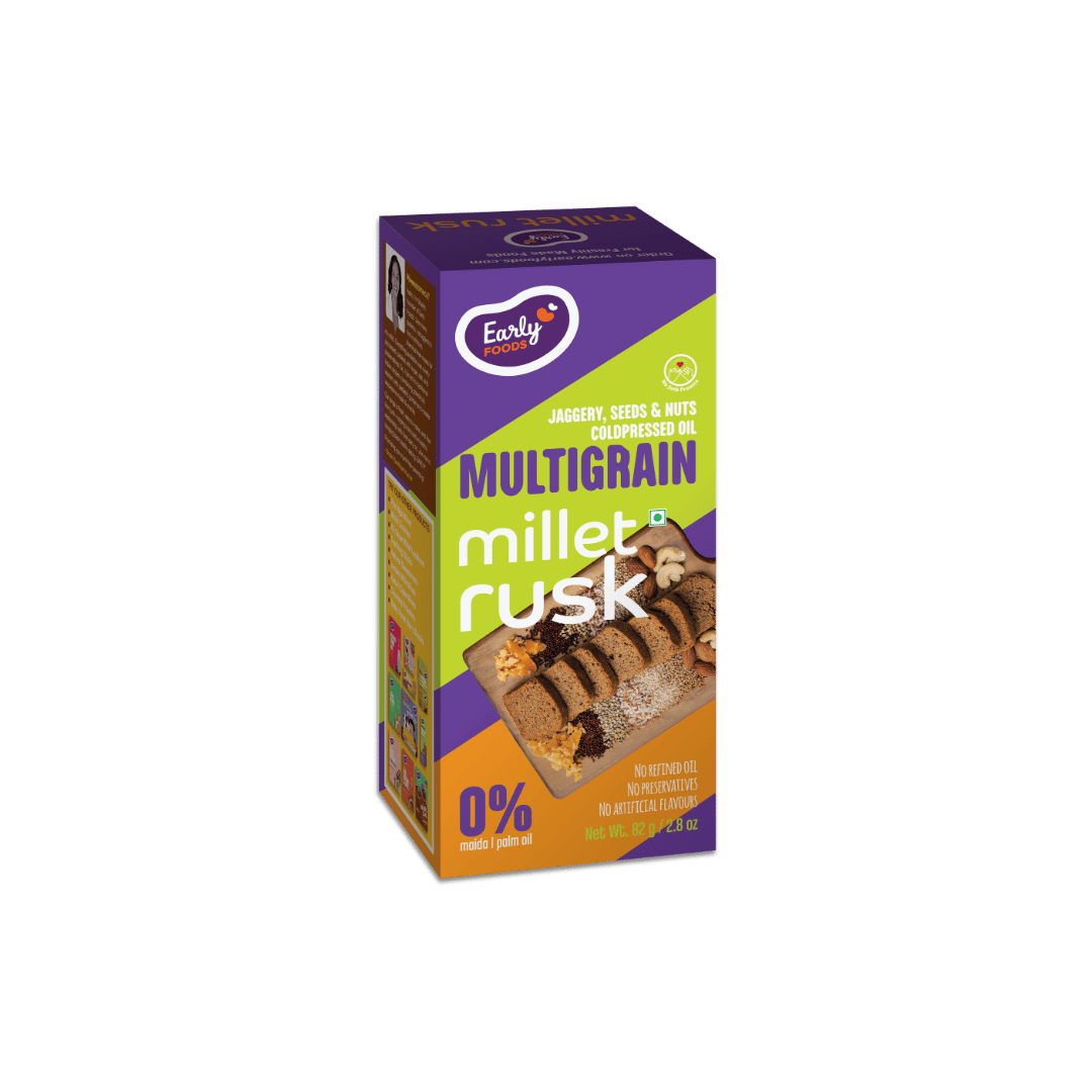 Early Foods Chota Pack Multigrain Millet Rusk