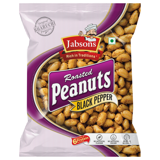 Jabsons Foods Black Pepper Roasted Peanuts