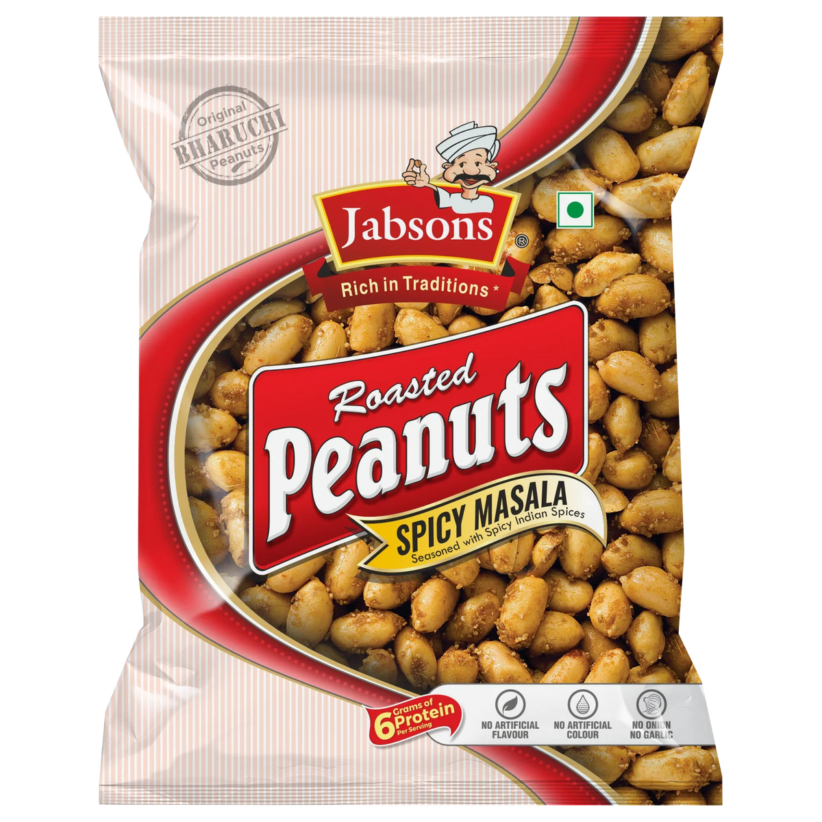 Jabsons Foods Spicy Masala Roasted Peanuts